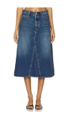 Levi's High Rise A-line Skirt In Mid Morning