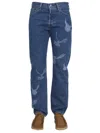 Levi's 3.paradis Straight Leg Printed Jeans 18cm L.32 In Denim