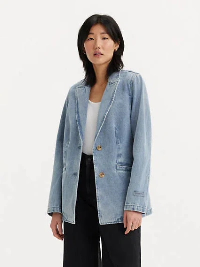 Levi's Denim Blazer In Light Wash
