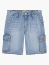 Levi's Denim Cargo Shorts Toddler Boys 2t-4t 4t In From Scratch No Destruction