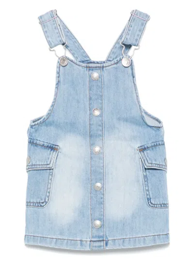 Levi's Denim Dungaree Dress In ブルー