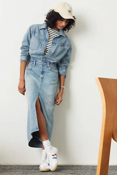 Levi's Denim Midi Shirt Dress