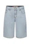 Levi's Denim Shorts For Boy In Denim
