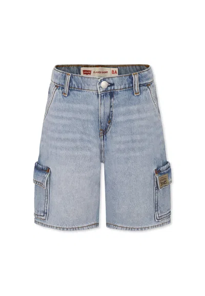 Levi's Kids' Denim Shorts For Boy With Logo
