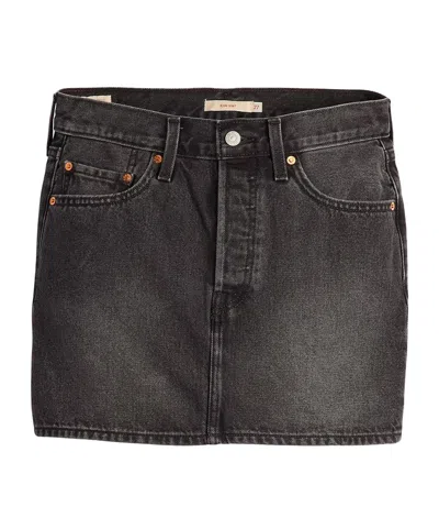 Levi's Denim Skirt In Wandering Spirit Clean