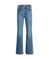 Levi's Denim Trousers With Belt Loops In Blue