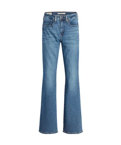Levi's Denim Trousers With Belt Loops In Blue