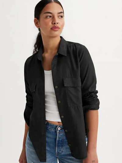 Levi's Doreen Utility Shirt In Caviar