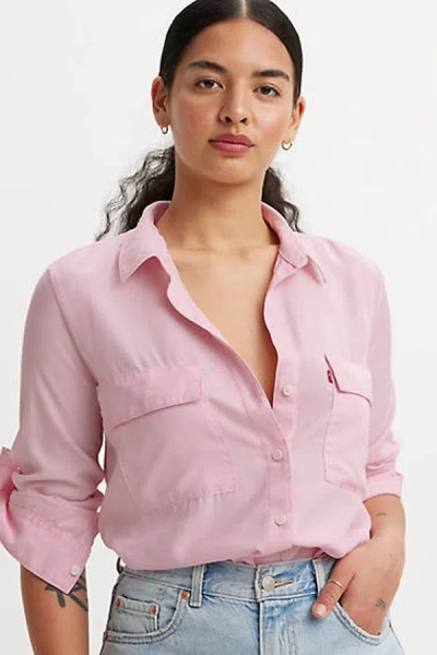 Levi's Doreen Utility Shirt In Pink / Fragrant Lilac Gd