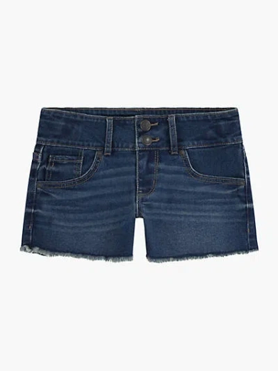 Levi's Double Shank Denim Shorts Big Girls 7-16 8 In Walk The Walk