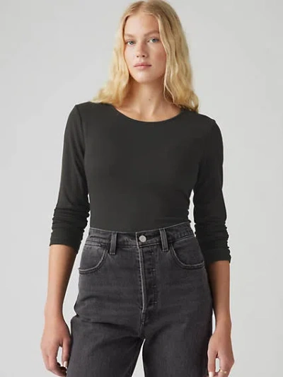 Levi's Dreamy Long Sleeve T-shirt In Caviar