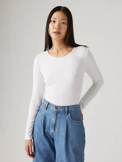 Levi's Dreamy Long Sleeve T-shirt In White