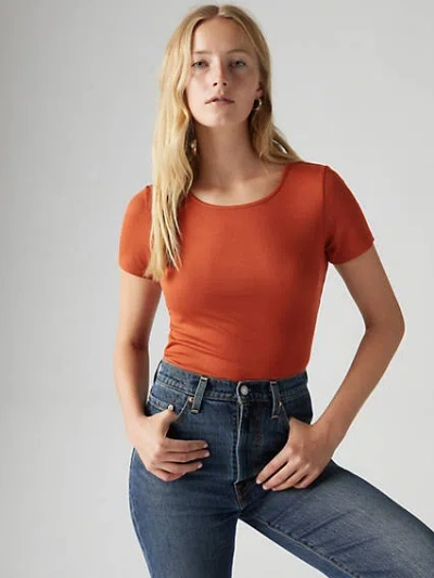 Levi's Dreamy Short Sleeve T-shirt In Picante