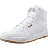 Levi's Drive Hi Mens Solid Man Made Casual And Fashion Sneakers In White