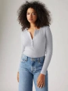 Levi's Dry Goods Vacationer Long Sleeve T-shirt In Starstruck Heather