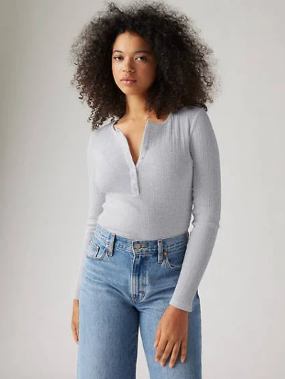 Levi's Dry Goods Vacationer Long Sleeve T-shirt In Starstruck Heather