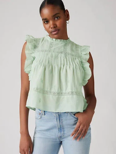 Levi's Edith Blouse In Silt Green