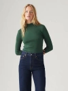 Levi's Effortless Long Sleeve T-shirt In Python Green