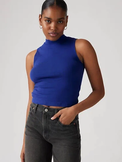 Levi's Effortless Tank Top In Mazarine Blue