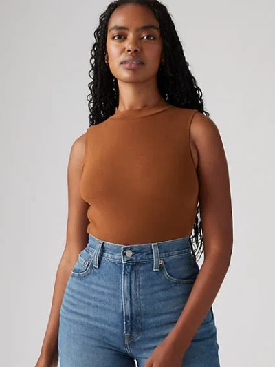 Levi's Effortless Tank Top In Sorrel Horse
