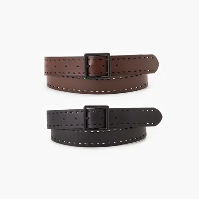 Levi's Elevated Core Reversible Belt In Yellow