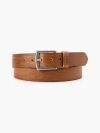 Levi's Embossed Rope Belt In Medium Brown