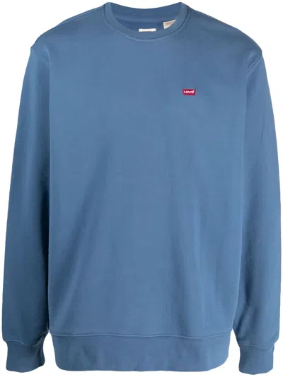 Levi's Cotton Sweatshirt In Blue