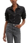 LEVI'S ESSENTIAL COTTON SNAP-UP WESTERN SHIRT
