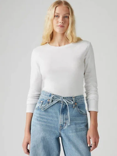Levi's Essential Long Sleeve T-shirt In White