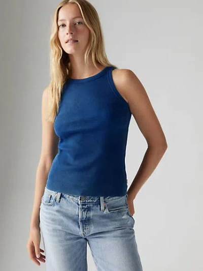 Levi's Essential Racer Tank Top In Indigo