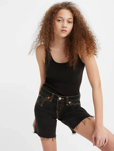 Levi's Essential Rib Tank Top In Caviar