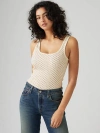 Levi's Essential Rib Tank Top In Chiara Geo Downtown