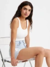 Levi's Essential Rib Tank Top In White