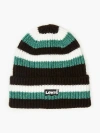 Levi's Essential Ribbed Batwing Beanie In Multi