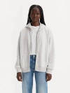 Levi's Everyday Zip-up Hoodie Sweatshirt In Heather Grey