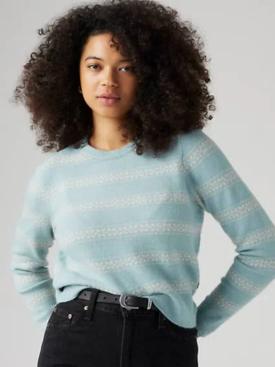 Levi's Fairisle Snowflake Sweater In Fairisle Stripe