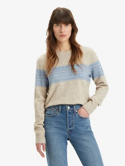 Levi's Fairisle Snowflake Sweater In Placed Fairisle