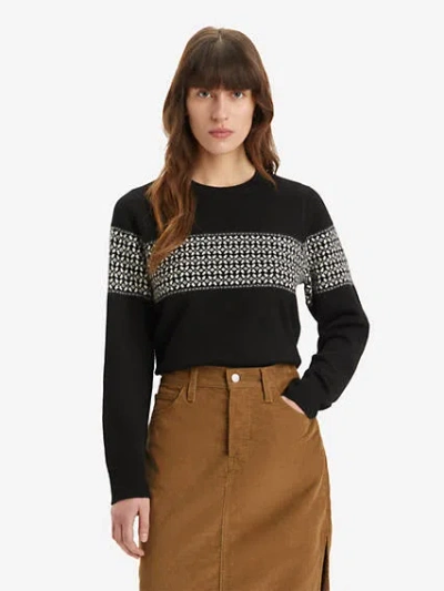 Levi's Fairisle Snowflake Sweater In Placed Fairisle