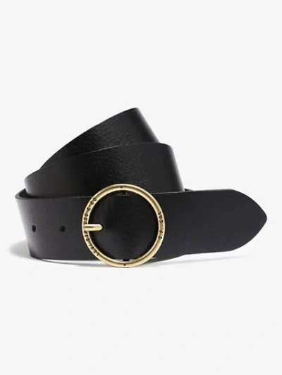 Levi's Fashion Circle Belt In Black