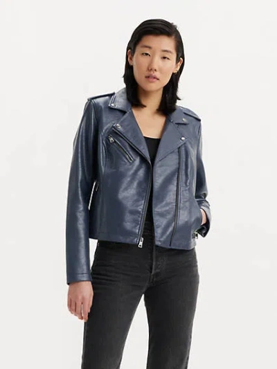 Levi's Faux Leather Moto Jacket In Odyssey