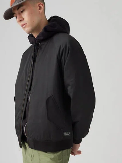 Levi's Filbert Flight Jacket In Jet Black