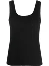 Levi's Fine-ribbed Tank Top In 黑色