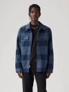 Levi's Flannel Shacket In Blue