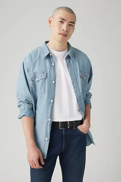 Levi's Flat Keeper Belt In Black