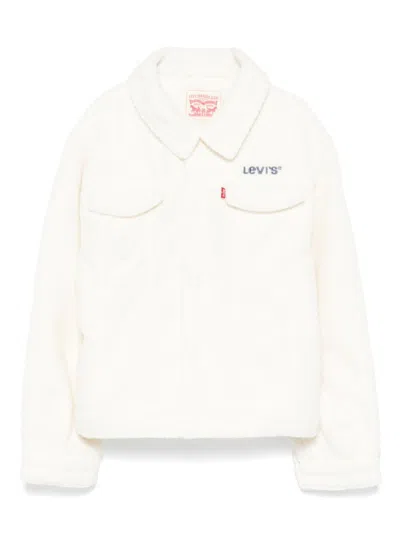 Levi's Kids' Fleece Jacket In Neutrals