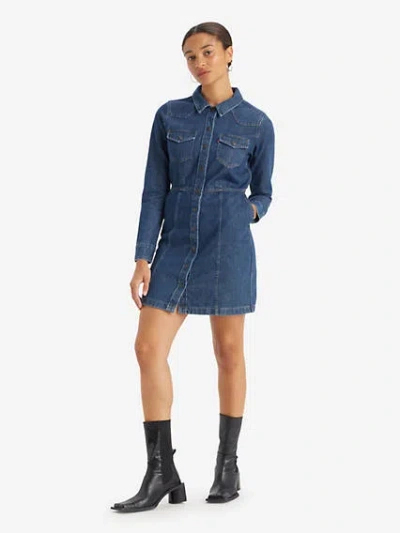Levi's Flynn Western Dress In A New York Moment