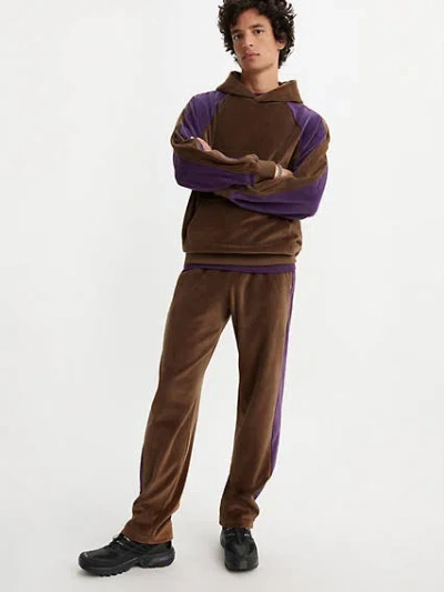 Levi's Gold Tab Velour Track Pants In Puce