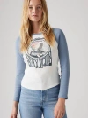 Levi's Graphic Baseball T-shirt In Cloud Dancer