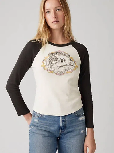Levi's Graphic Baseball T-shirt In Pirate Black