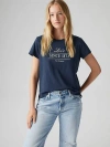 Levi's Graphic Boxy T-shirt In Navy Blazer